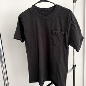 Black Pocket Tee